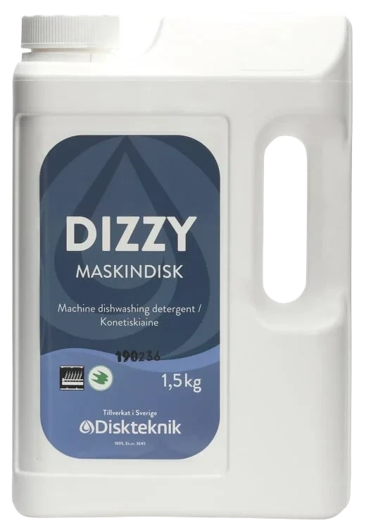 Dizzy maskinoppvask 1,5kg