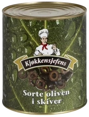 Oliven sorte, skivet ks    3kg
