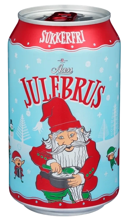 Aass Julebrus Sukkerfri 0.33l bx