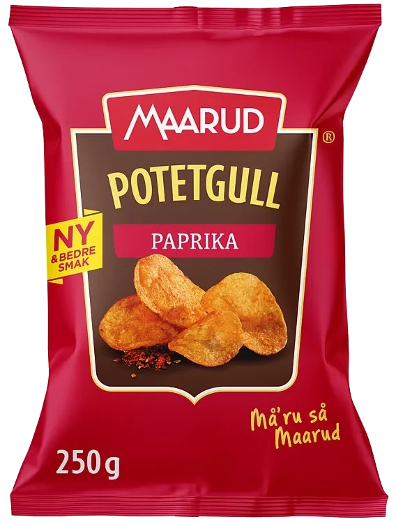 Potetgull Paprika 250g Maarud