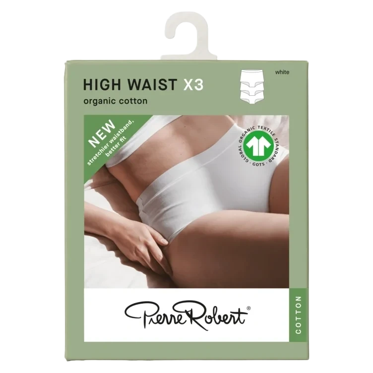 Truse High Waist Cotton White S Pierre-Robert