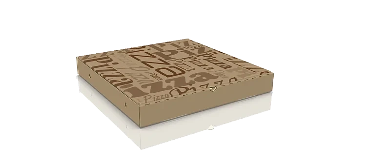 Pizzaeske brun/hvit klasse 24  31cm   stk