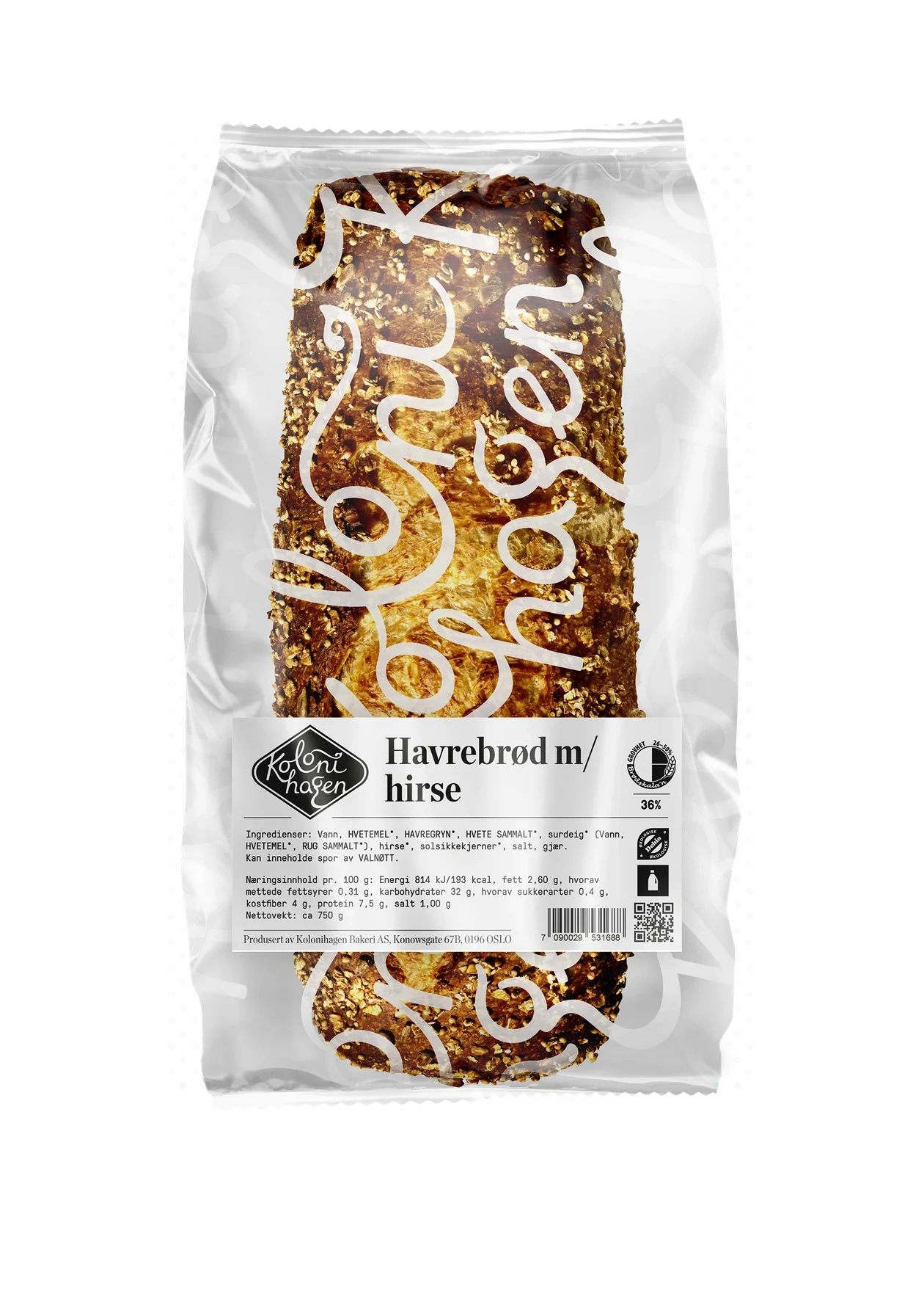 Havrebrød med hirse