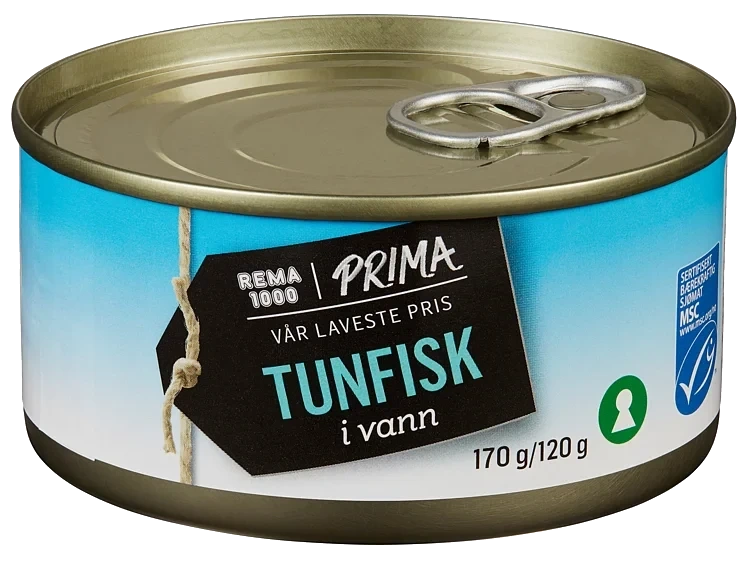 Tunfisk i vann msc  170g