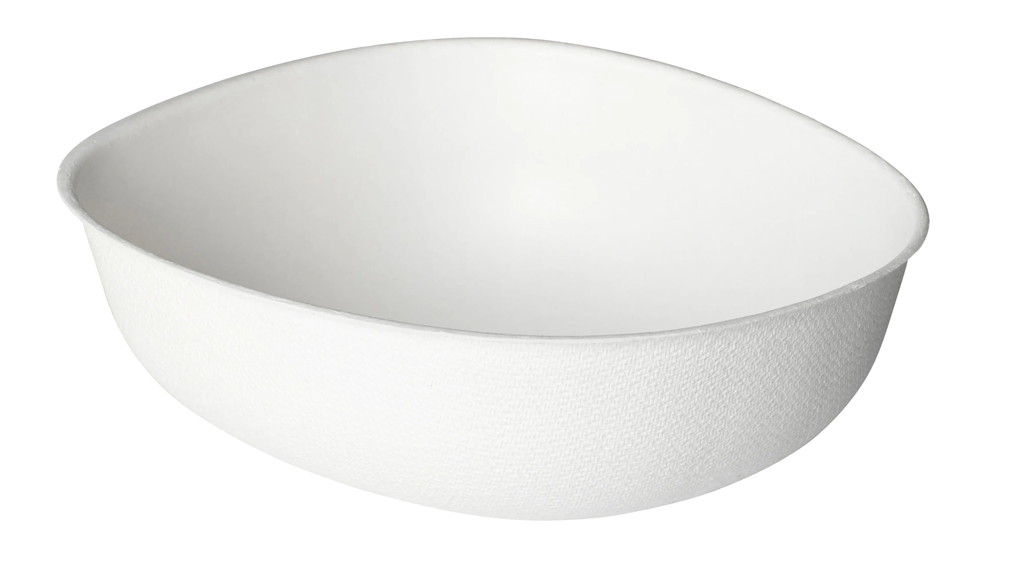 Bio Schüsseln, Bagasse, Pebble Weiß