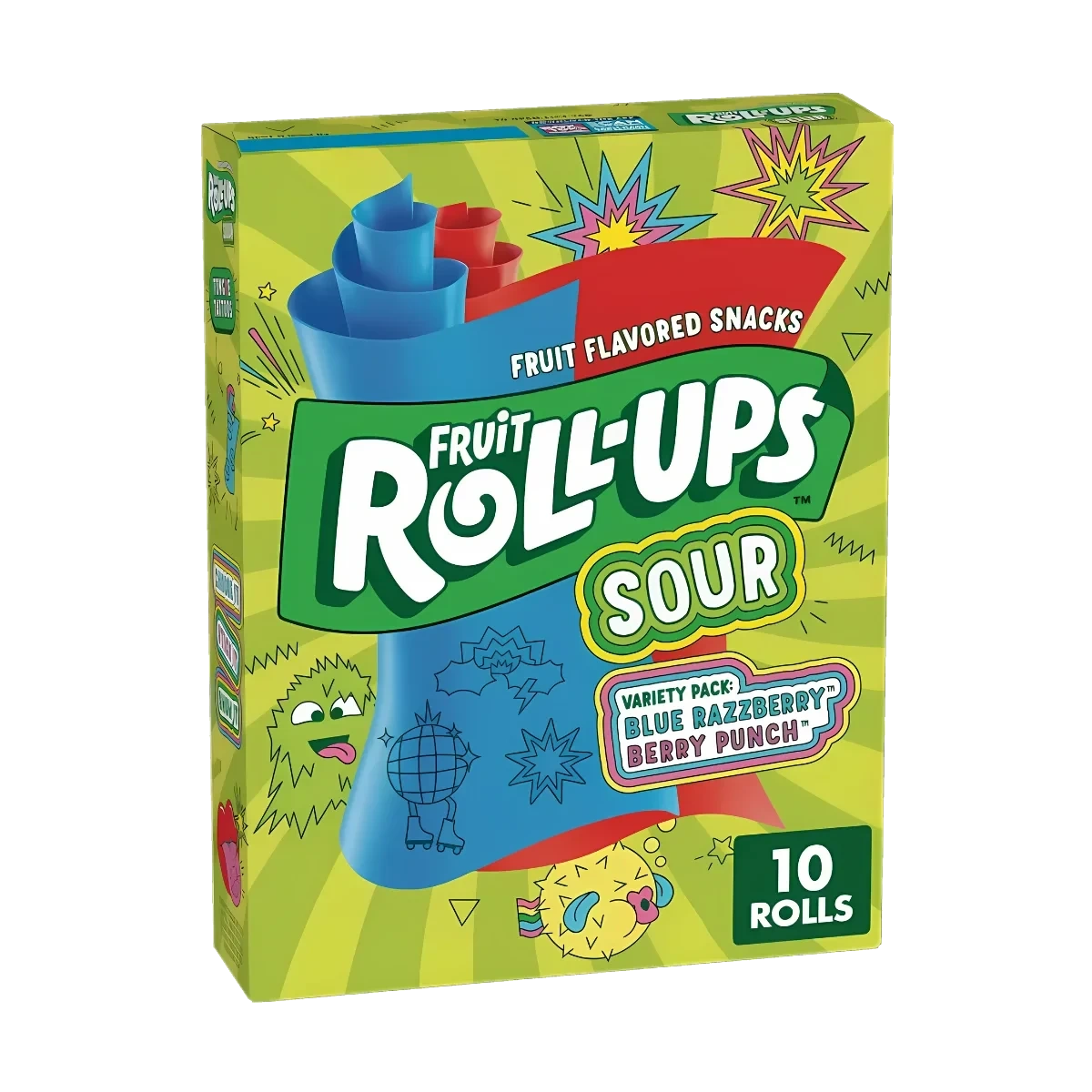 Fruit Roll-Ups Sour Blue Raspberry 141 g