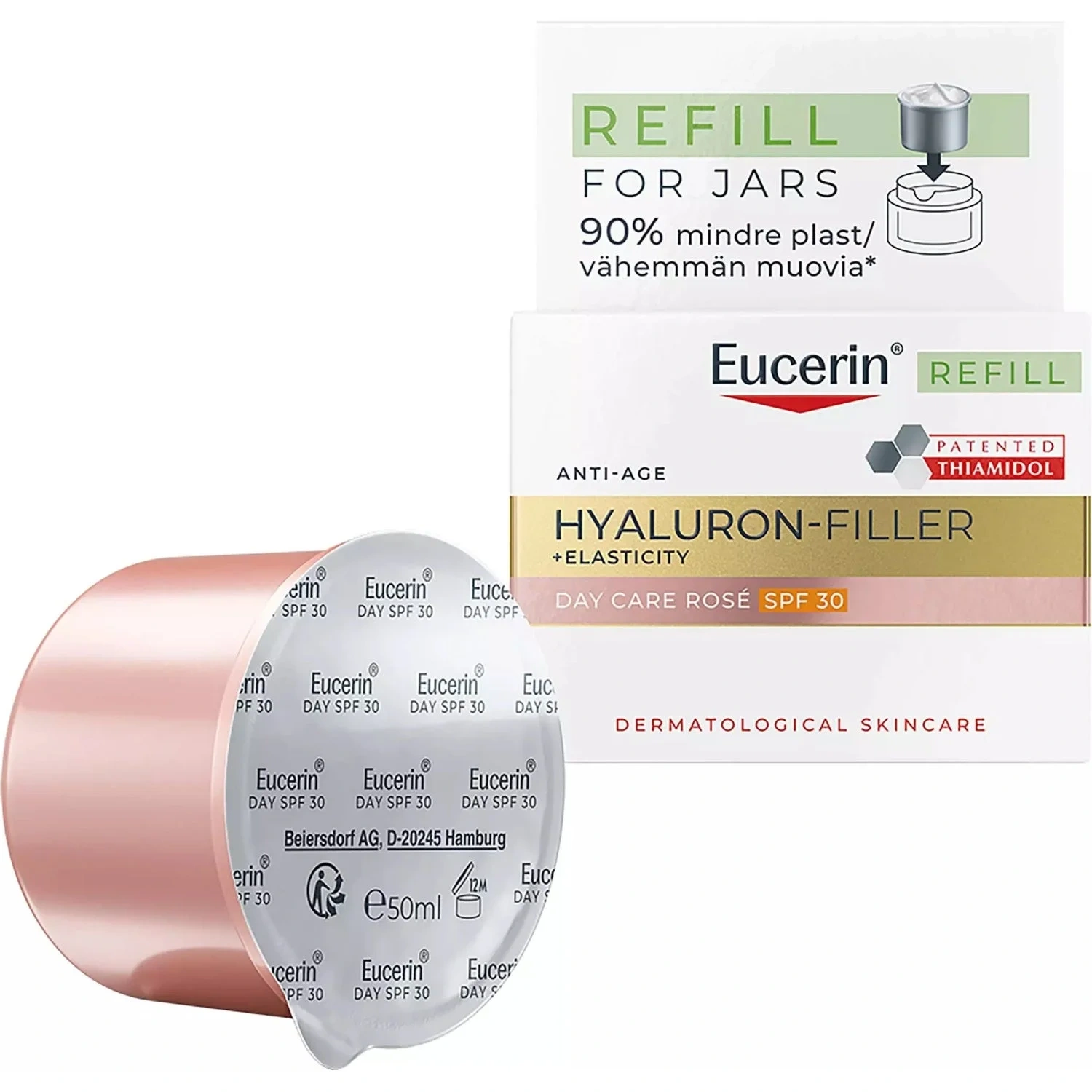 Eucerin Day Cream Refill Hyaluron Filler+Elasticity Rosé SPF30