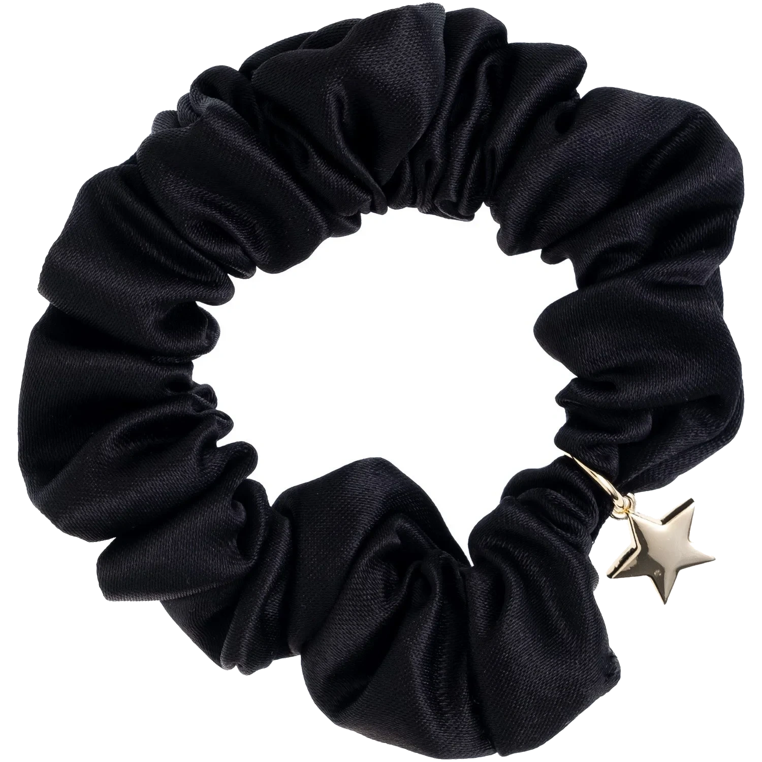 Dark Satin Scrunchie