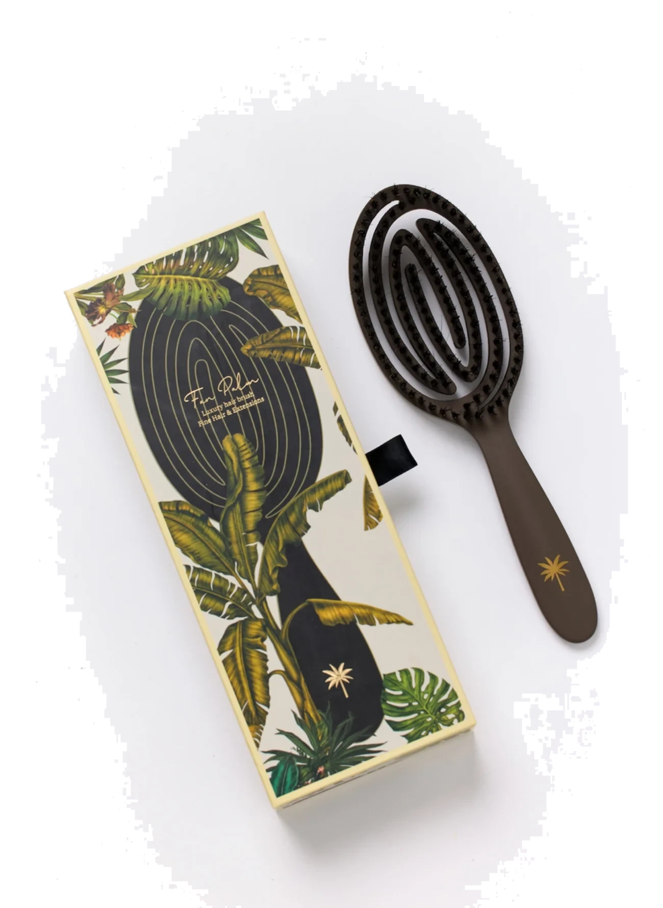 Fan Palm Extension/Fine Hair Brush Large Coco