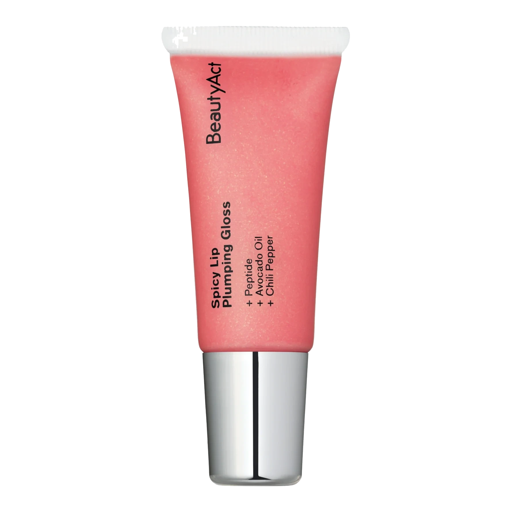 BeautyAct Spicy Lip Plumping Gloss Ginger Spice Glitter