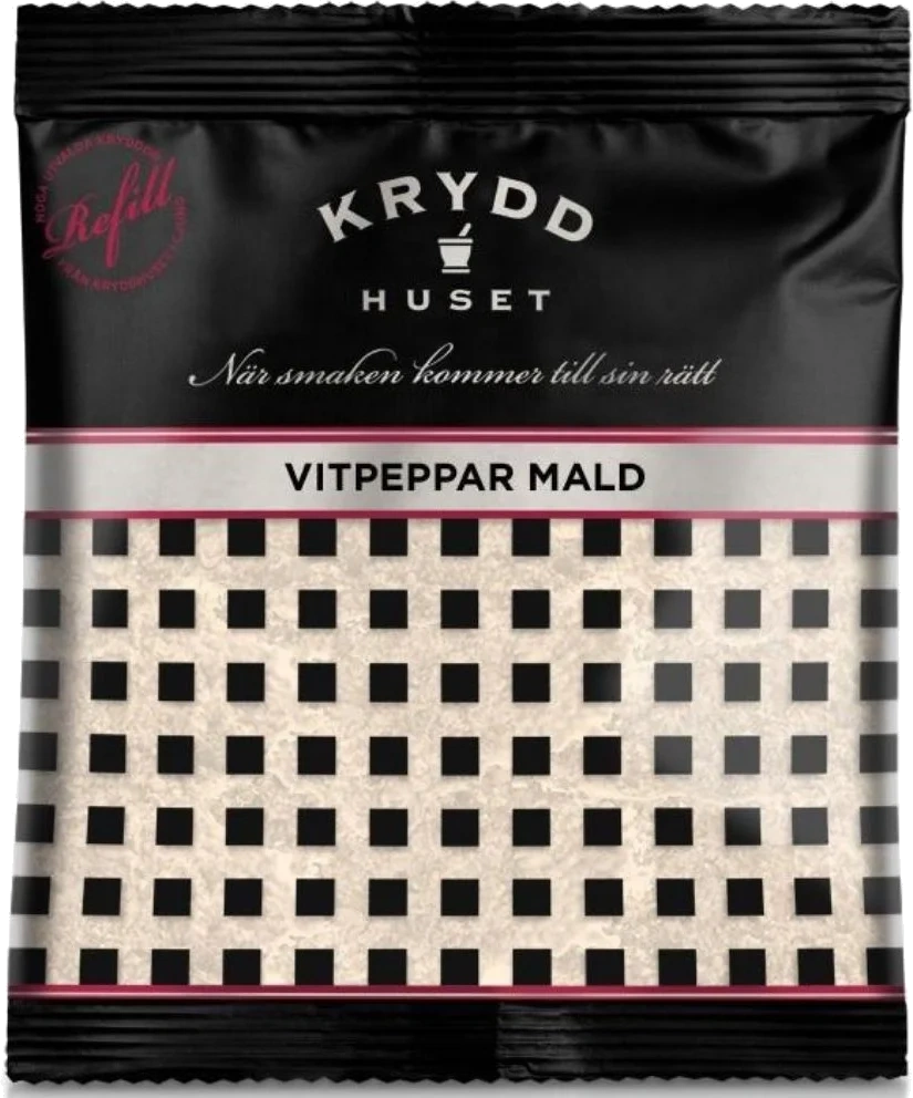 Kryddhuset Hvitpepper Malt 20g