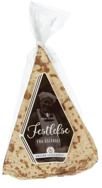 Engers Lefsebakeri As Festlefse Potetlefse 2stk Store Lefser