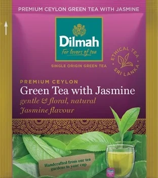 Jasmin Green Tea, Etisk Produsert Te, 100 Stk, Dilmah