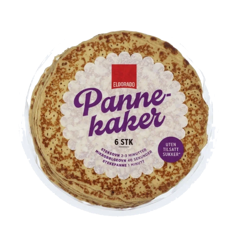 Pannekaker Stekte 6stk Eldorado