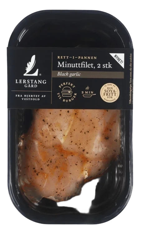 Kylling Minuttfilet Black Garlic 200g Enh Lerstang