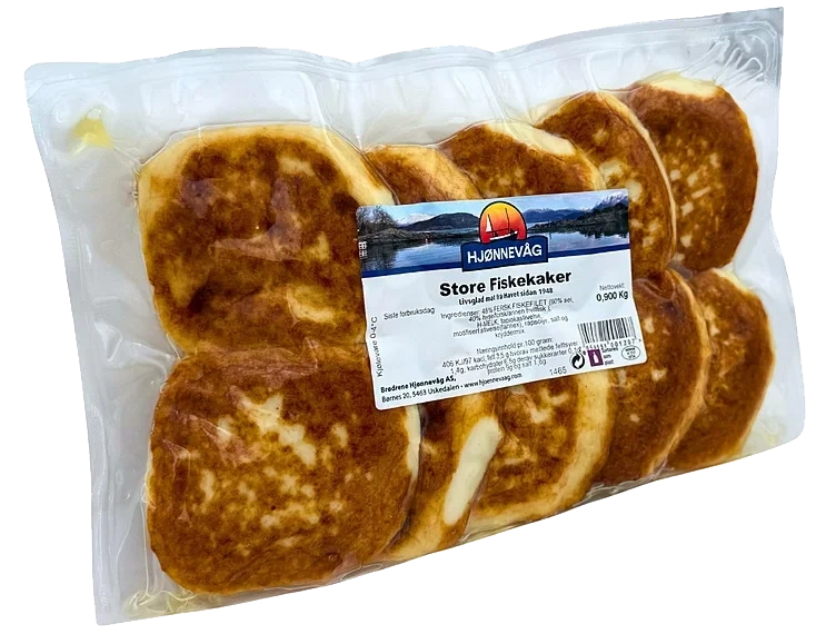 Fiskekaker  90g   900g