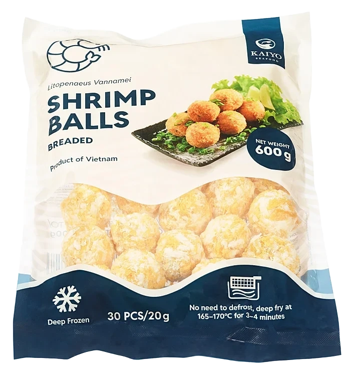 Rå Panerte Scampi Baller 20 g (600 g Bag)