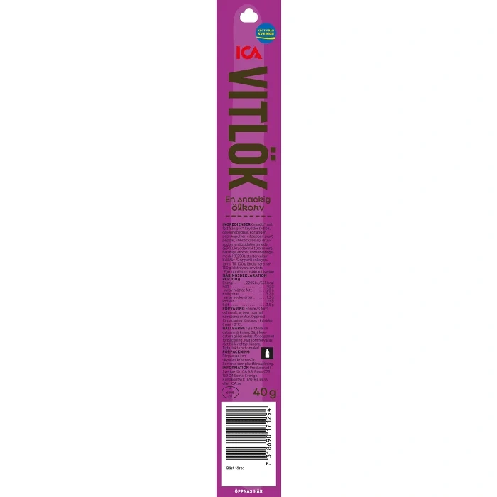 Ölkorv Vitlök 40g ICA