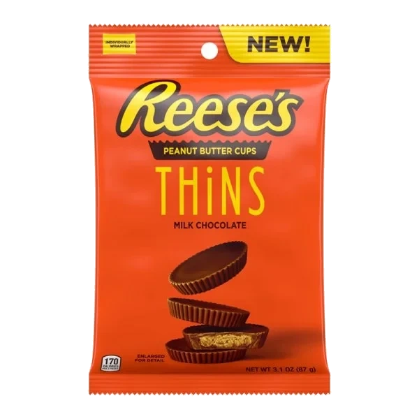 Reese's Peanut Butter Thins Milk Chocolate 87 g