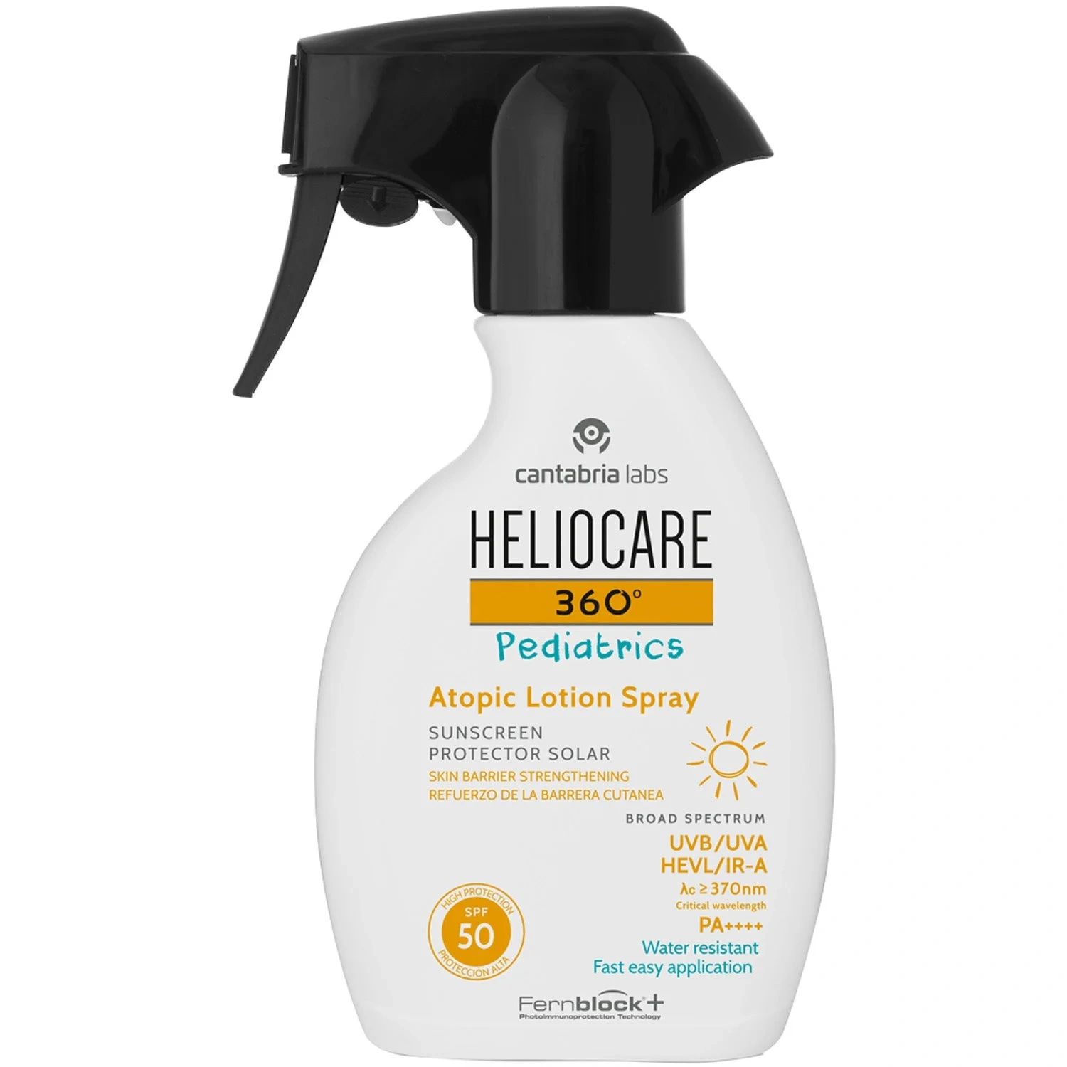 Heliocare 360° Pediatrics Atopic Lotion Spray SPF50, 250 ml