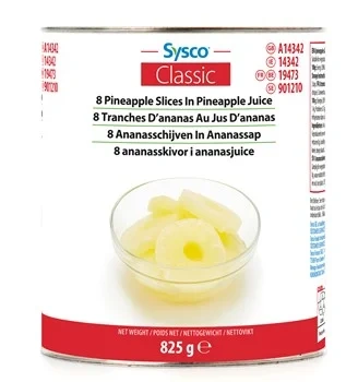 Ananasskivor i juice