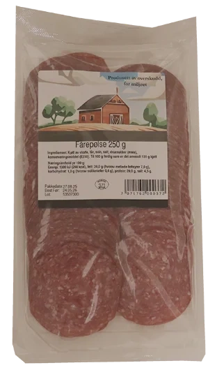Oppdal Fårepølse 250g