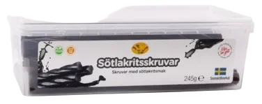 Hultén Sötlakritsstänger 245g
