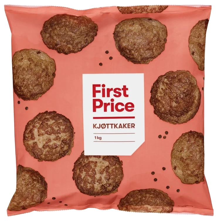 Kjøttkaker 1kg First Price