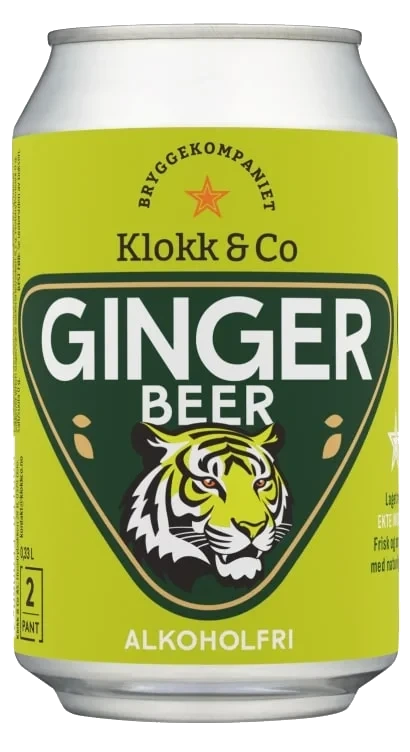 Ginger Beer 0,33l boks Klokk&Co