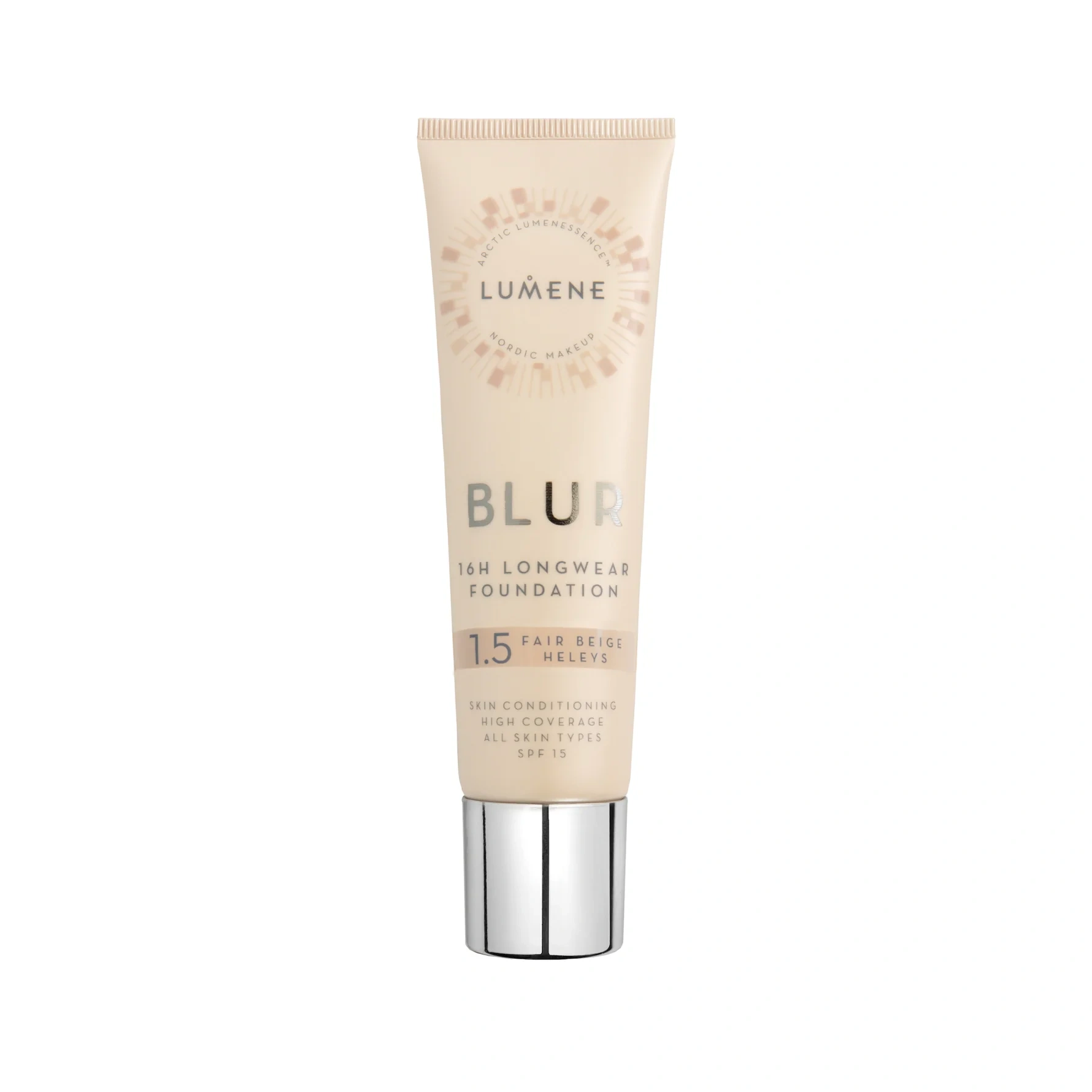 Lumene Blur 16H Longwear SPF15 Foundation 1.5 Fair Beige