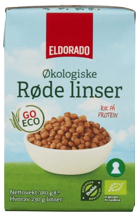 Linser Røde Økol 380g Go Eco Eldorado