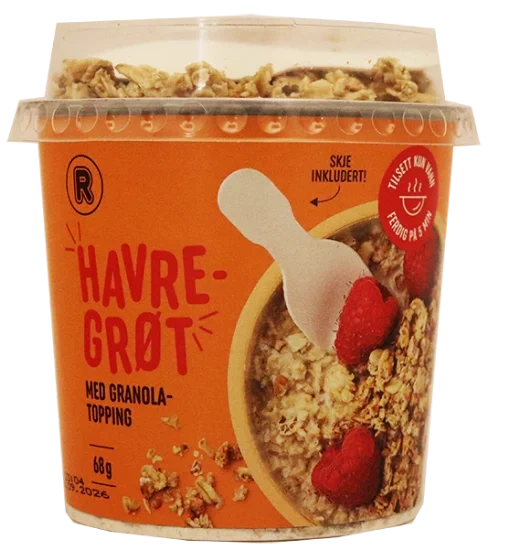 Havregrøt m/Granolatopping 68g
