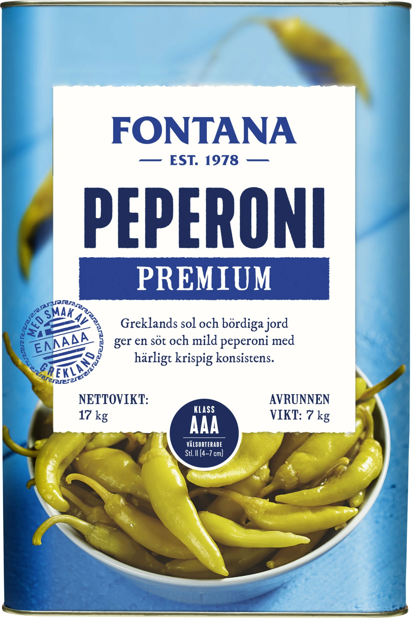 Peperoni Grekisk Premium AAA