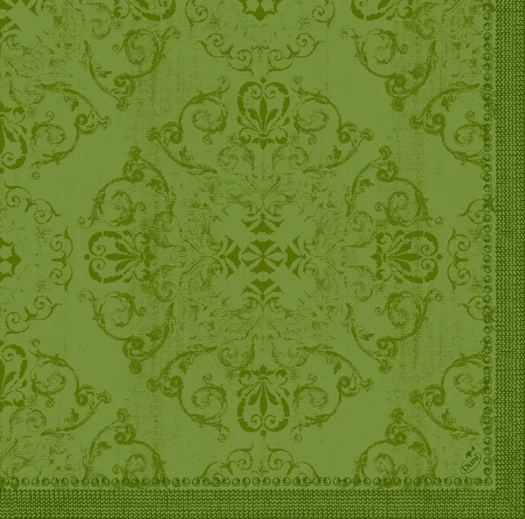 Serviett dunilin 40cm opulent leaf green  45stk