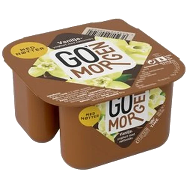Go'morgen Vaniljeyoghurt M/nøttemix 190 G
