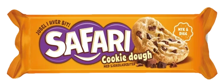 Safari Kjeks Cookie Dough 175g
