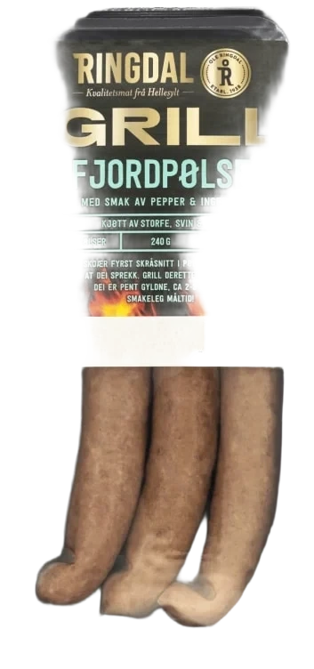 Fjordpølse Grill 240g Ringdal