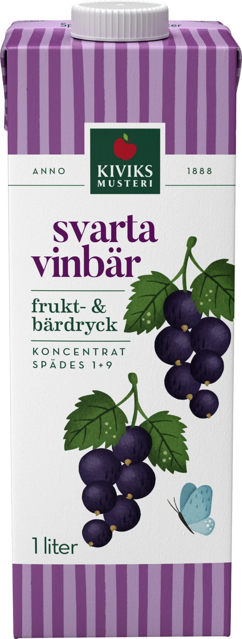 Svartvinbärsdryck Koncentrat 1+9