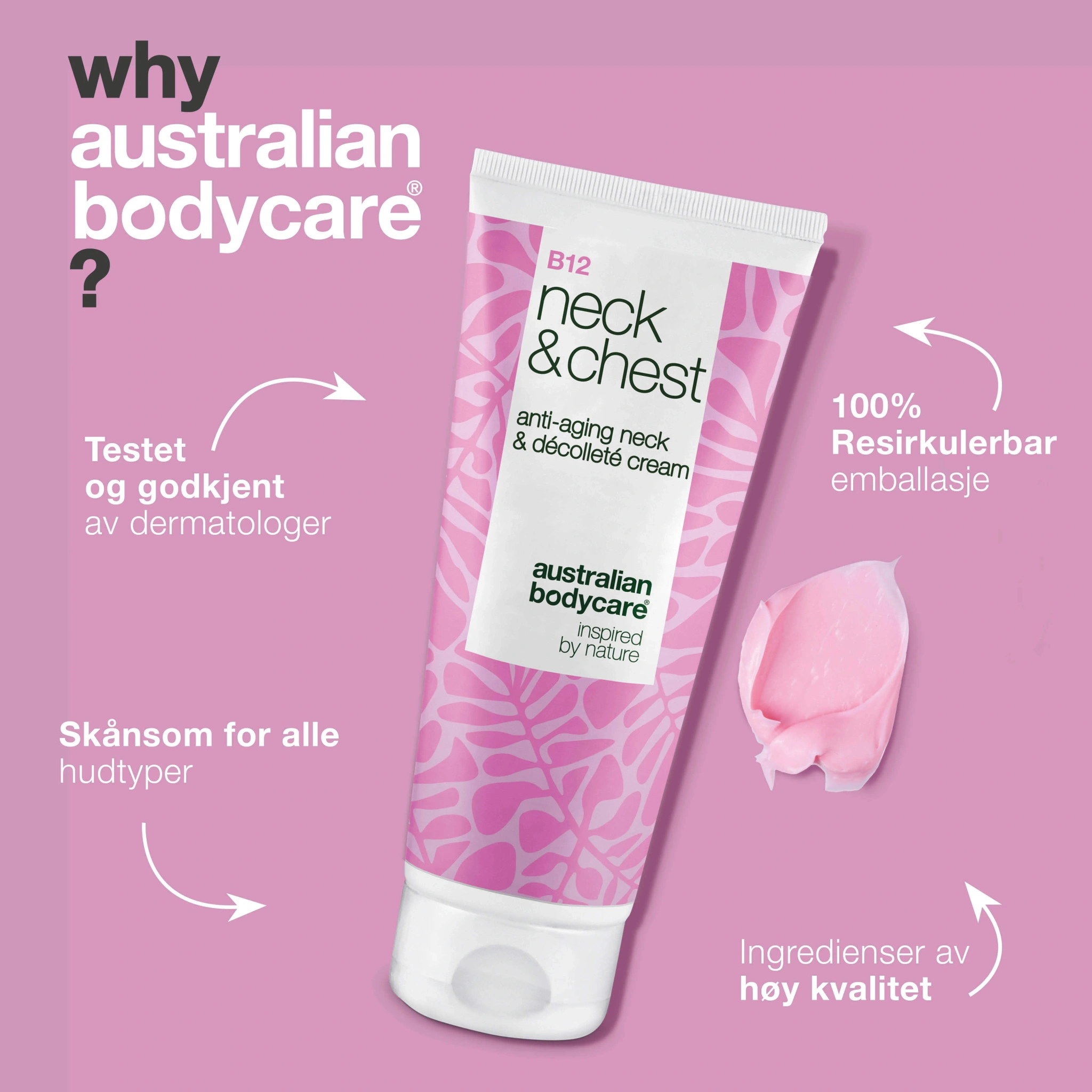 Australian Bodycare B12 Neck & Chest Cream, 100 ml
