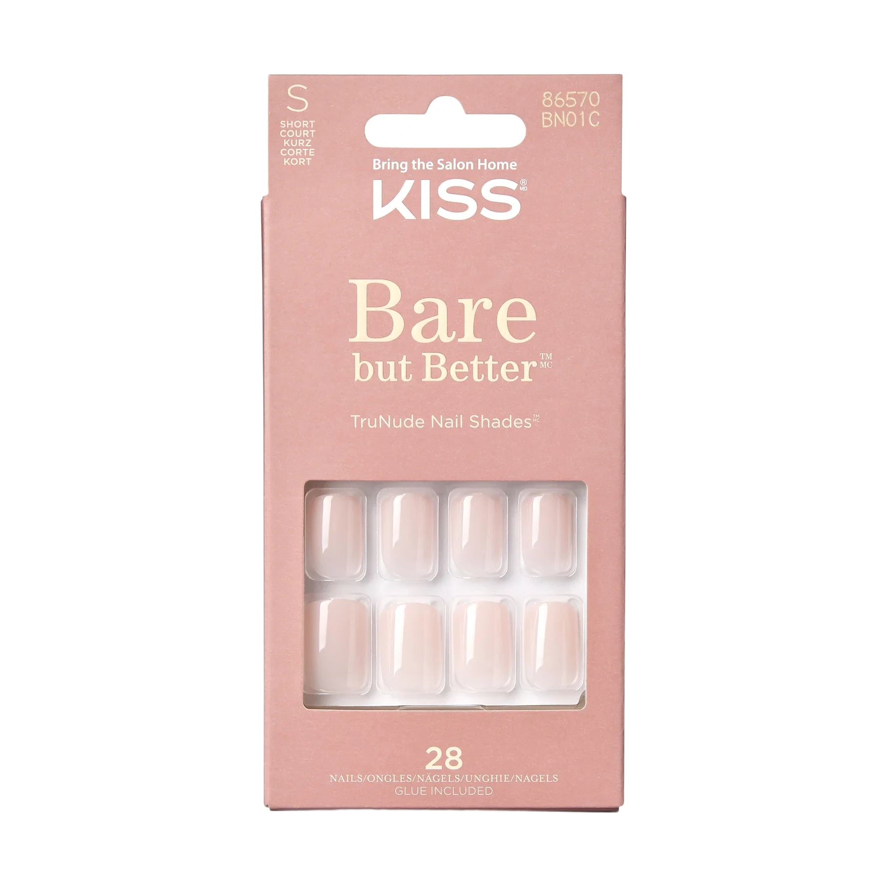Kiss Bare-But-Better - Nudies 28 pcs