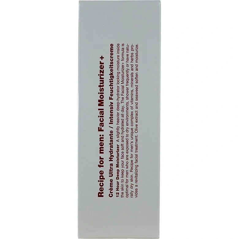 Recipe for men Facial Moisturizer +