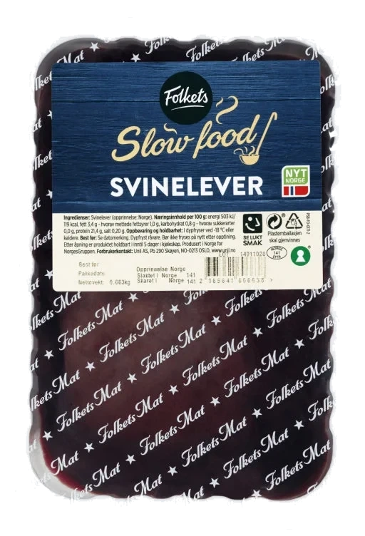 Svinelever Ca500g Folkets
