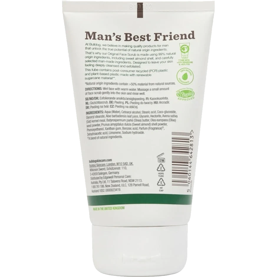 Bulldog Original Face Scrub 125 ml