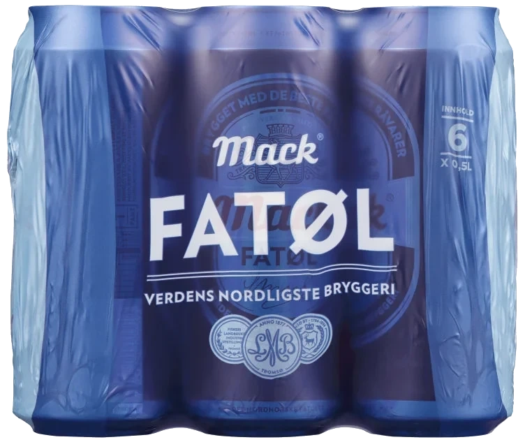 Mack Fatøl 0,5lx6 boks