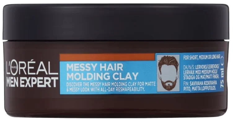 Loreal Paris Men Expert Barber Club Messy Hair Molding Clay