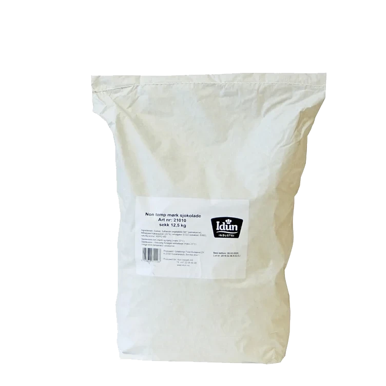 Non temp sjokolade mørk   12,5kg