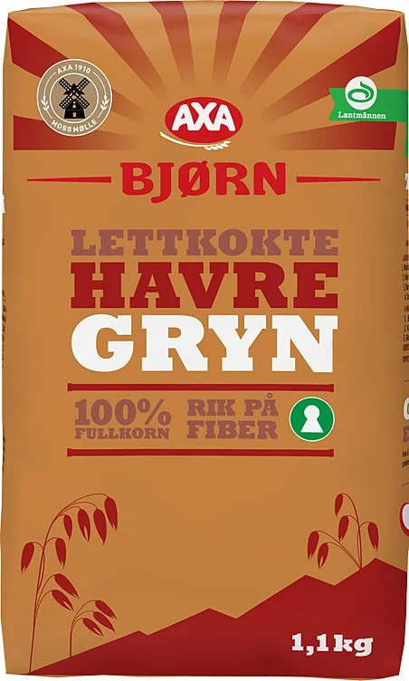 Axa havregryn lettkokte   1,1kg