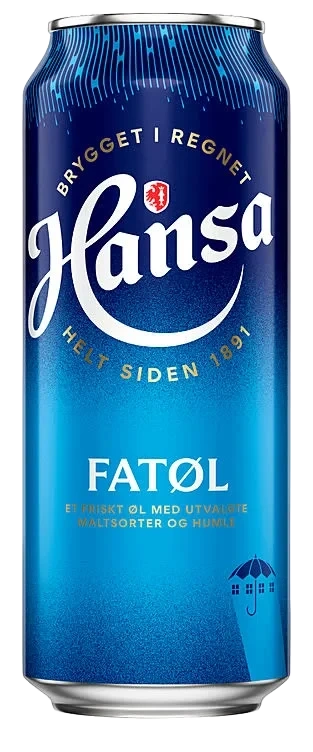 Hansa Fatøl 0,5l boks