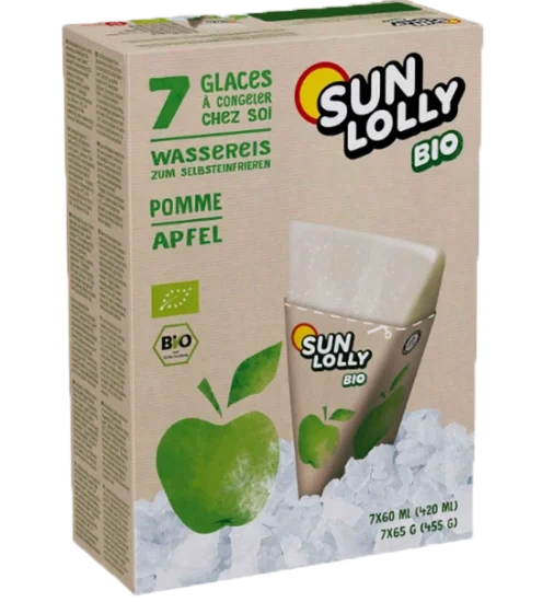 Sun Lolly Øko Eple 455g
