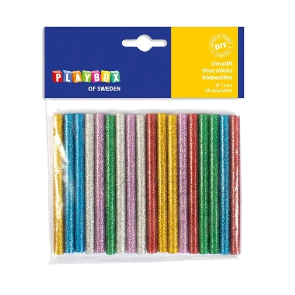 Limstift Glitter Ø 7 Mm 18 Stk.